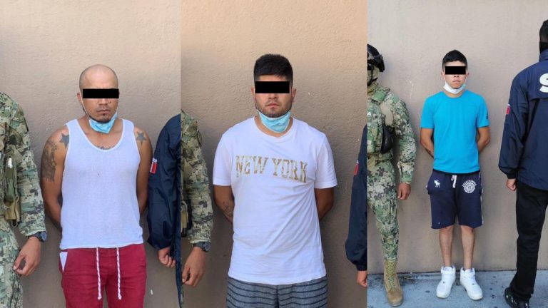 SSC-CDMX y SEMAR detuvieron a 3 integrantes de ‘Los Canchola’ en Acapulco, Guerrero