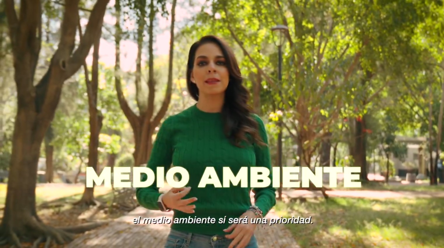Laura Haro presenta sus cinco propuestas estratégicas para el cuidado del medio ambiente.