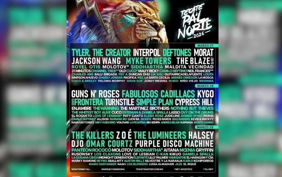 Rugirán Guns y The Killers en el Pa’l Norte